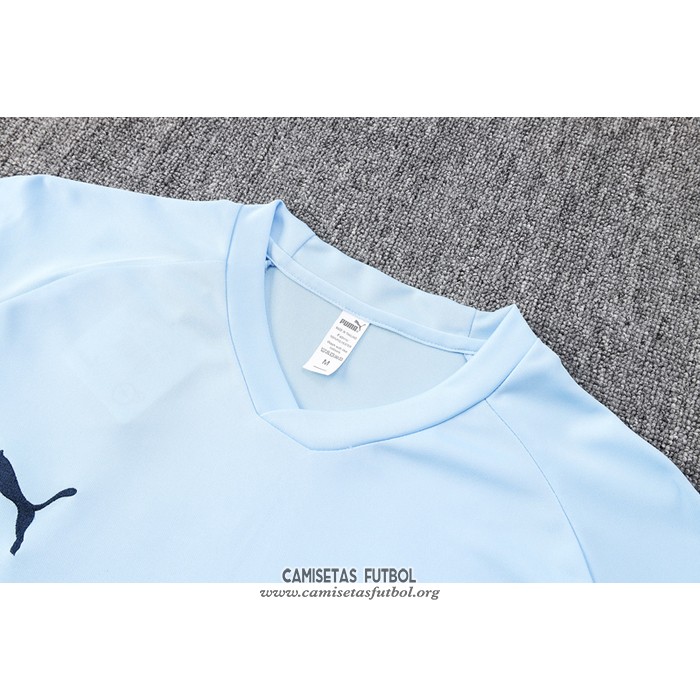Chandal del Manchester City Manga Corta 2022/2023 Azul - Pantalon Corto